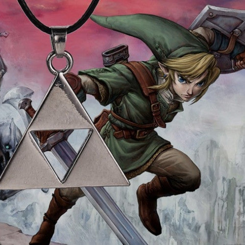 The Triforce Necklace Metal Figure Pendant Necklace Anime The Legend of Zelda