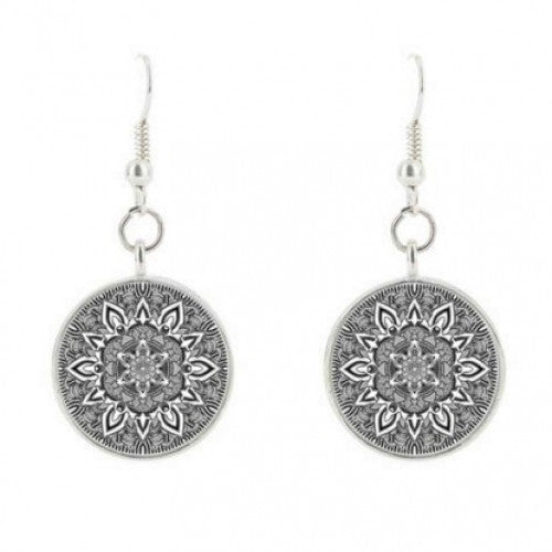 Mandala Earring - Vintage Sacred Geometry Jewelry